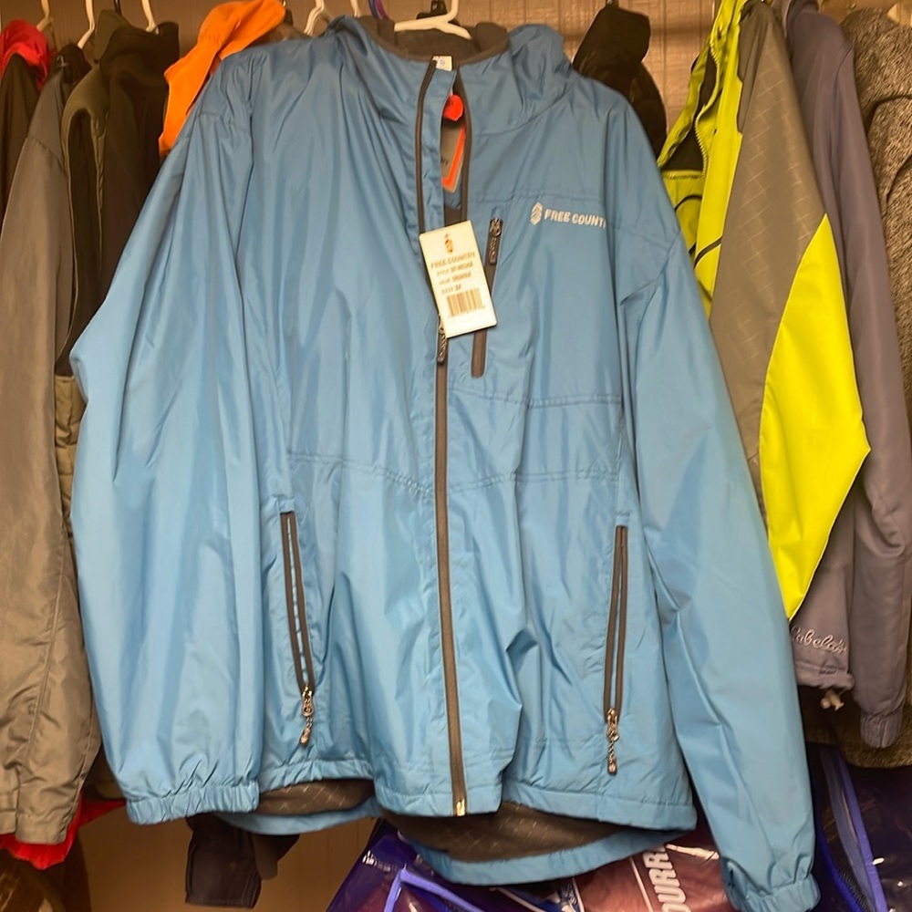 Free Country Windshear Jacket with lining Sz XXL Men’s New NWT